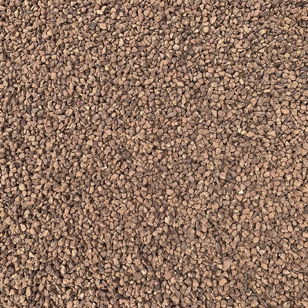 pea gravel comes in various colors such as brown, white, and gray, and sizes range from 1/8 inch to 3/8 inch